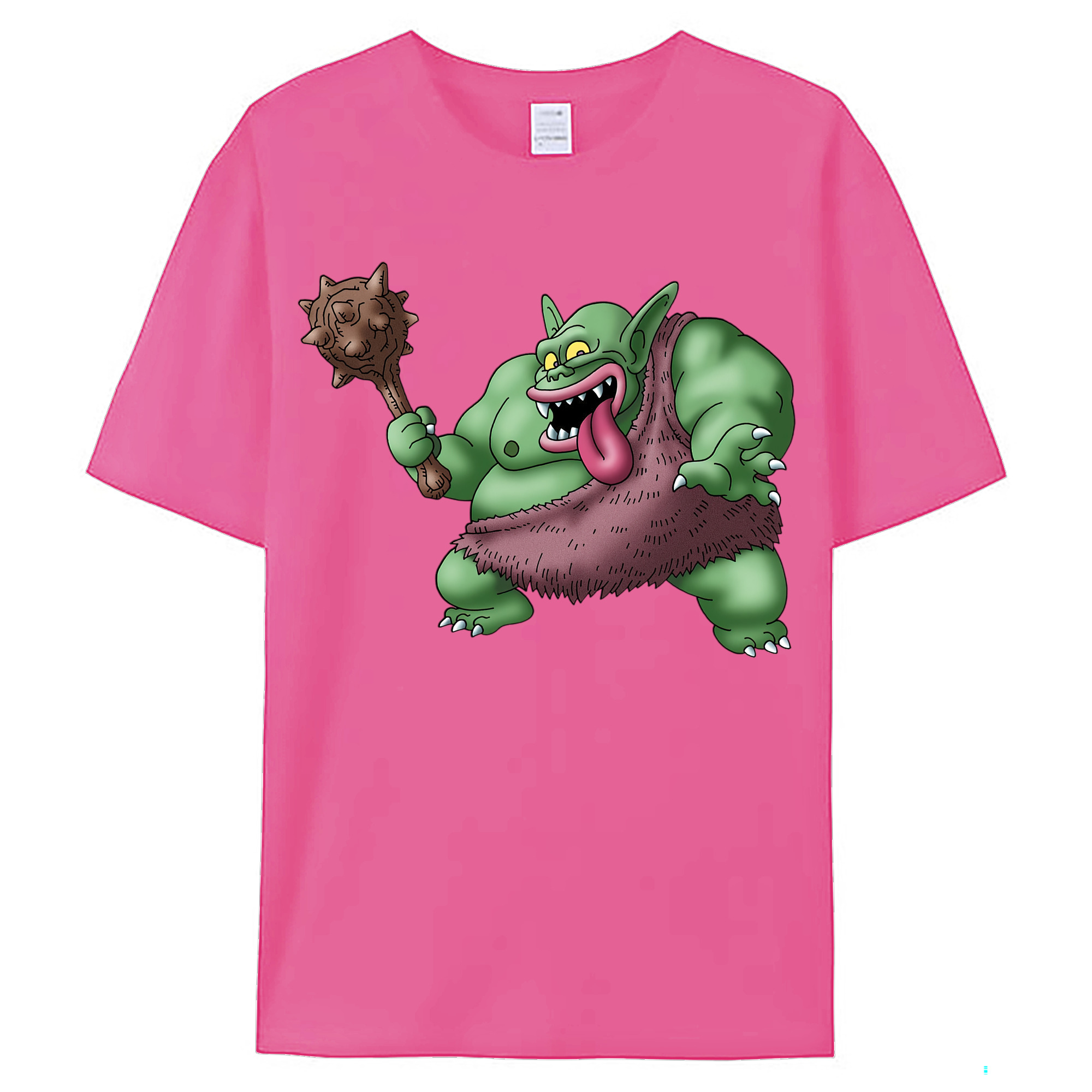 （画像用） ドラゴンクエスト Doragon Kuesuto Dragon Quest レディースカジュアルプリントTシャツ（綿100％）